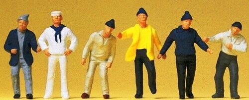 PREISER 14063 ship crew 1:87 suberb detail
