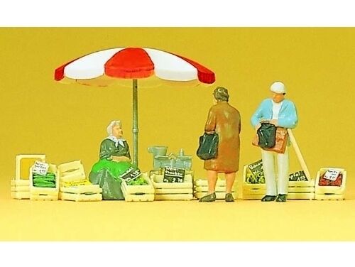 preiser 10337 in the market 1:87