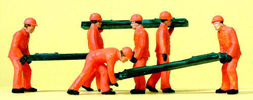 Preiser 14036 Sleeper Layers H0 Model Railway 1:87