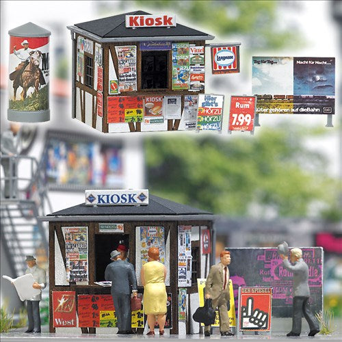 Busch 1494 kiosk 1:87