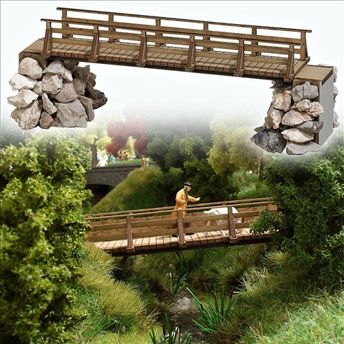 busch 1497 wooden bridge 1:87