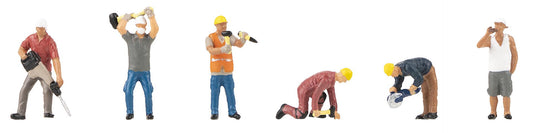 Faller 151694 Construction Workers Figure Set 1:87