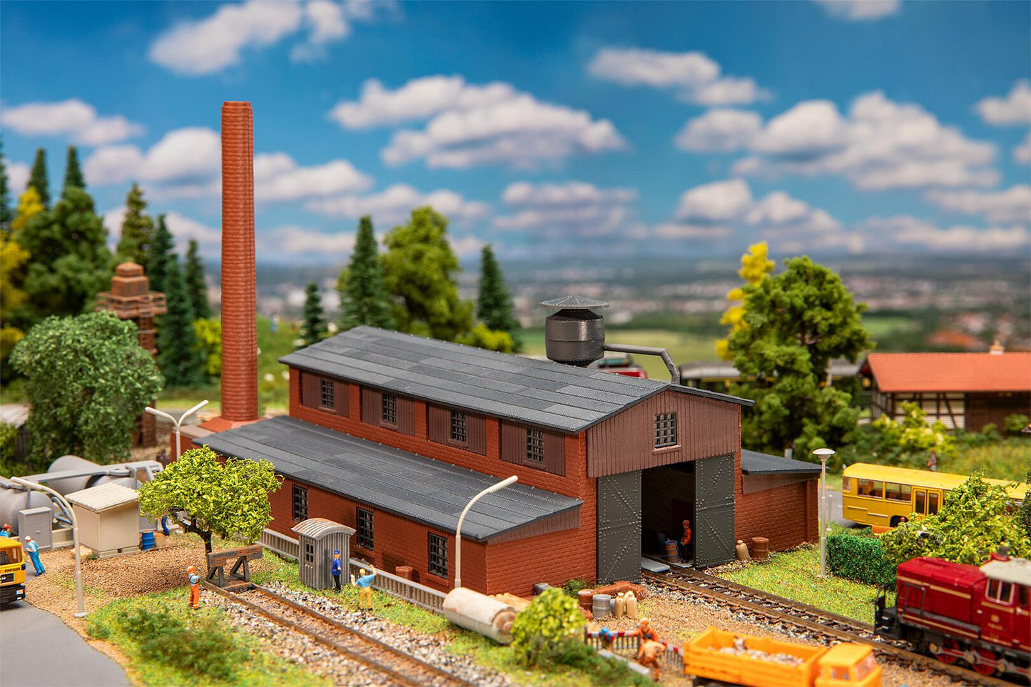 Faller 231720 Factory with chimney 1/160 suberb detail