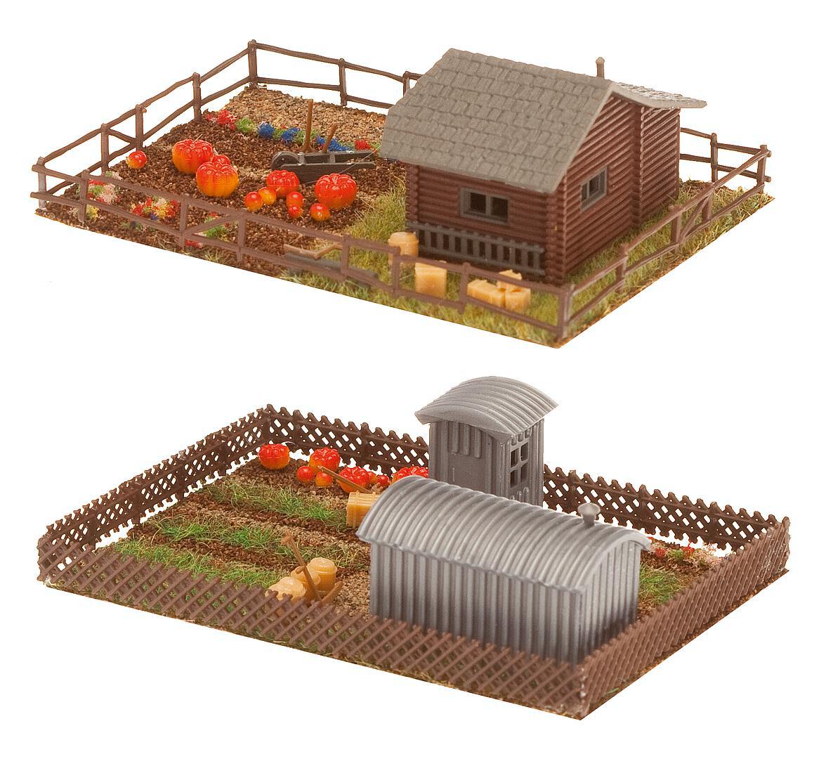 Faller 272552 Conjunto de jardim com 3 esporões N 1:160