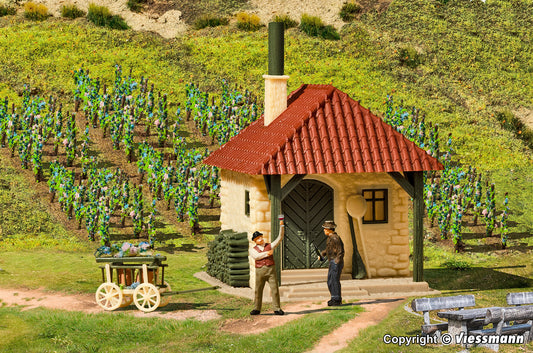 Vollmer 45129 Gauge H0 vineyard house with vines  1:87