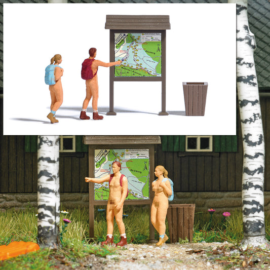 Busch 7947 Gauge H0 Hike Naked - Decoration Set 1:87