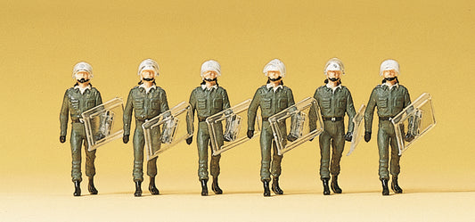 Preiser 10395 H0 Riot Police  1:87 H0 suberb detail