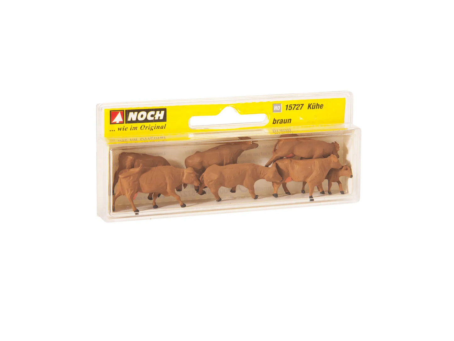 NOCH 15727 HO 1/87 Cows, brown H0 1/87