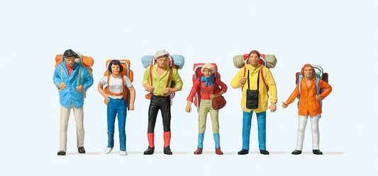 Preiser 10113 Jovens Viajantes (6) Conjunto de Figuras Exclusivo 1:87
