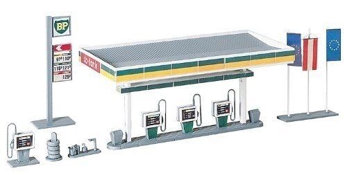 FALLER 130346 H0 STAZIONE DI SERVIZIO / PETROL PUMPS 1:87 suberb detail