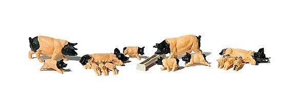 Preiser 10149 Domestic pigs of 1:87