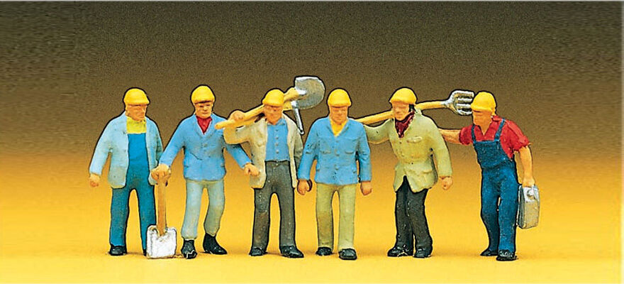 Preiser 10033 Track workers HO 1:87