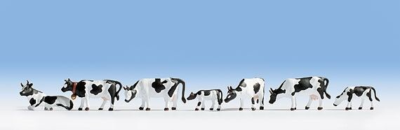 Noch 15721 Cows, Black-White HO 1/87