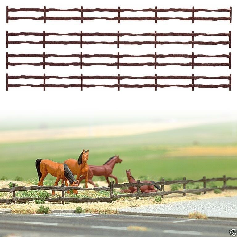 Busch H0 6008 Wooden Fence    1:87