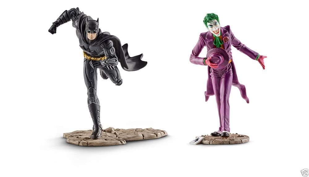 justice league  Schleich  Batman vs The Joker Scenery Pack  Amazing detail