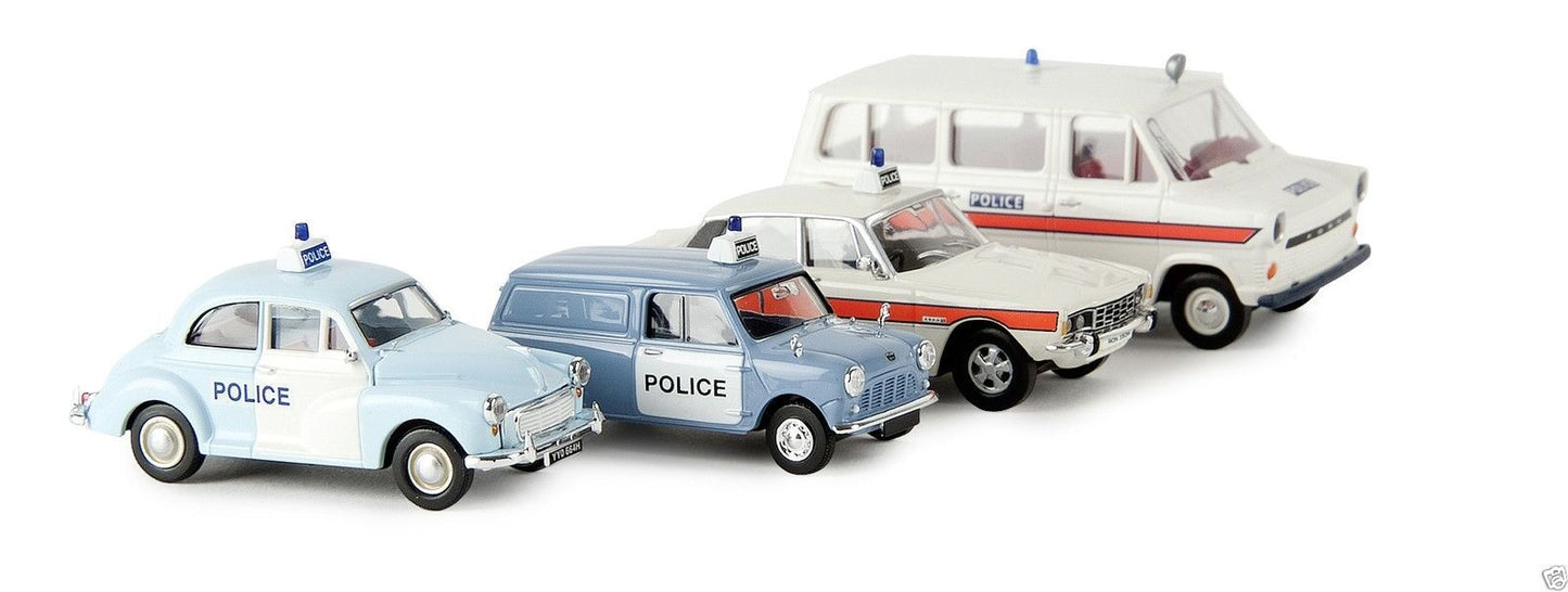 Brekina 90422 Set "Police in GB" mit 15107, 15204, 15355 und 34060 1:87