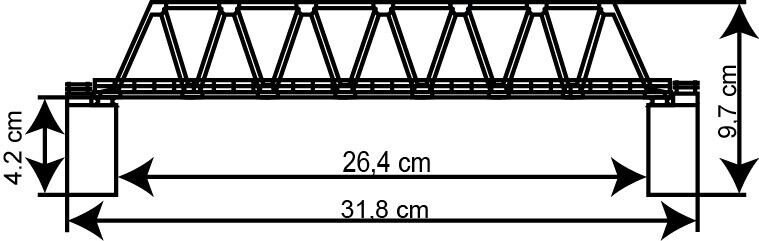 Kibri  37667 N/Z Murgtal bridge, single track 1:160