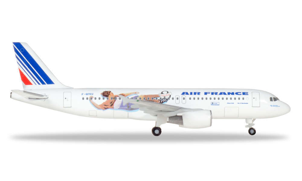 HERPA 531405  AIR FRANCE AIRBUS A320 - FRANCE 1998: NETHERLANDS / ITAL 1:500