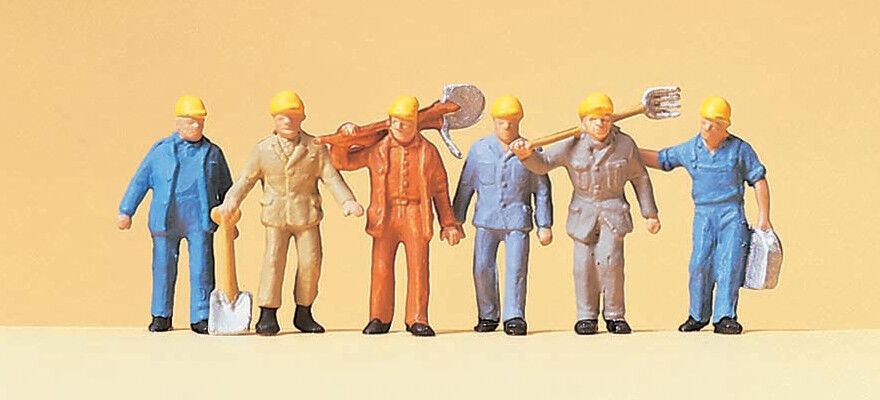 PREISER 14033 1:87 HO SCALE  RAIL ROAD WORKERS