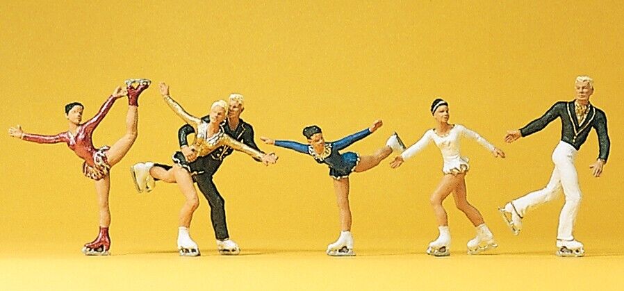 PREISER 10314 H0 Figurines " Figures Skater " t 1:87 .