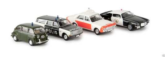 Brekina 90425 Set "Internationale Polizei mit 19411, 19905, 22460 und 29453 1:87