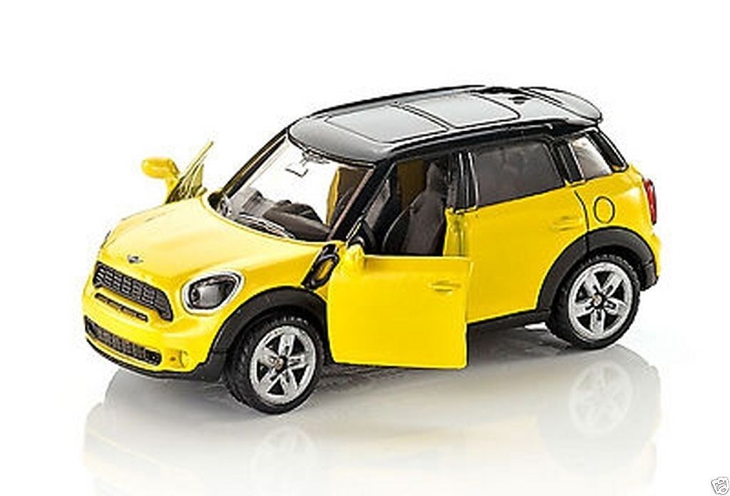 SIKU 1454 MINI Cooper Countryman Yellow w Black Roof & 5 Spoke Wheels NEW 2013