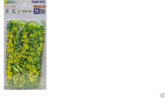 TomyTec-234852 yelow flowers suber detail  n scale