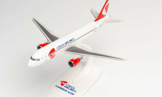 Herpa  613033 CSA CZECH AIRLINES AIRBUS A320 - NEW 2020 COLORS – OK-HEU 1:200