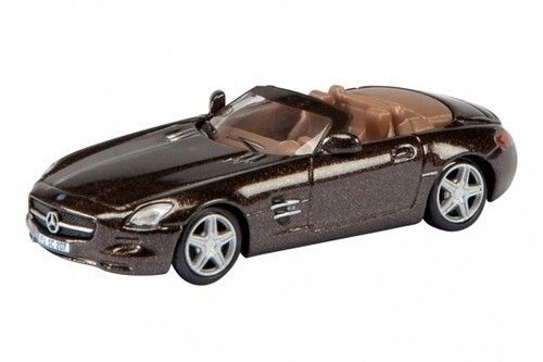 25981 Schuco 1:87 Mercedes-Benz SLS AMG Roadster braun