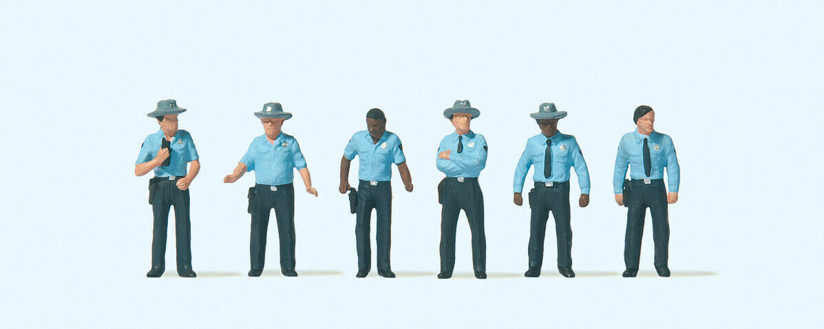 Preiser H0 10798 US Highway Patrol mens NEU in OVP1:87