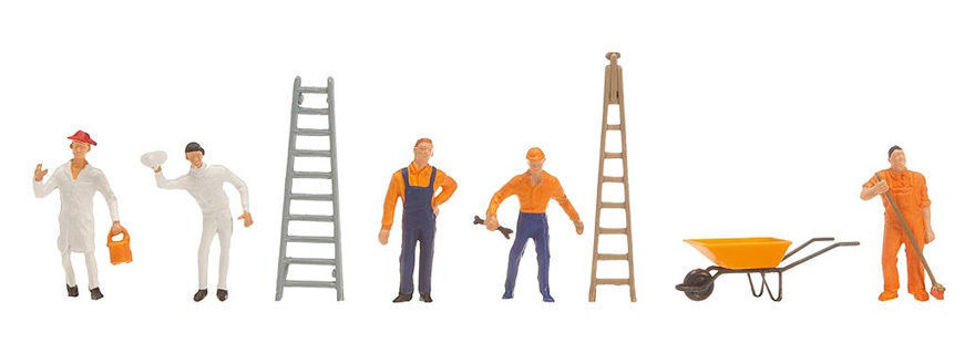 FALLER 151091 Street sweepers and channel diggers 1:87