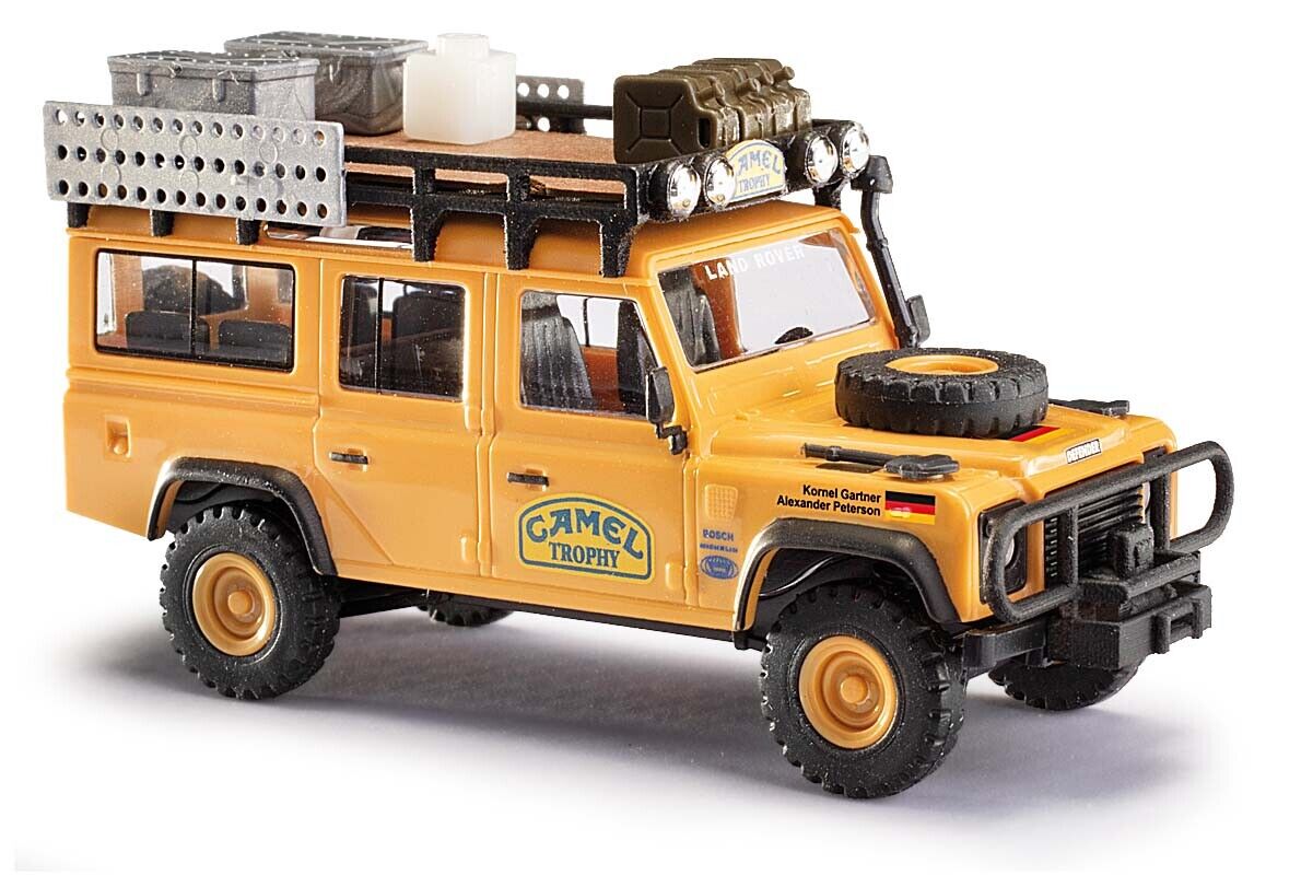 busch 50373  Landrover Def., Camel Trophy,Deutschland  1:87