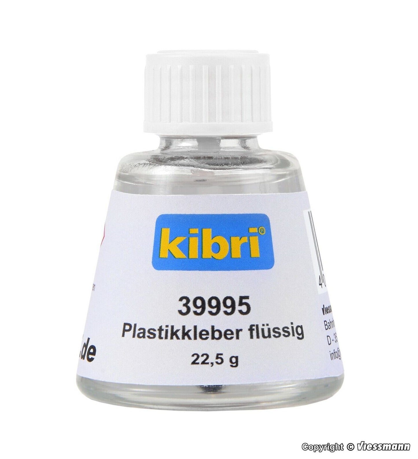 Kibri 39995 Plastic glue liquid, with brush, 25ml / 22,5g