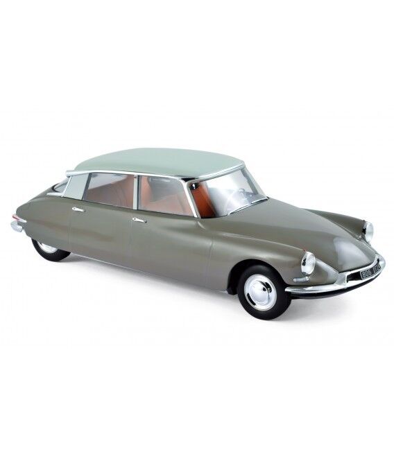 Norev 181481 CITROËN DS 19 1959 MARRON GLACÉ & BLANC CARRARE 1/18