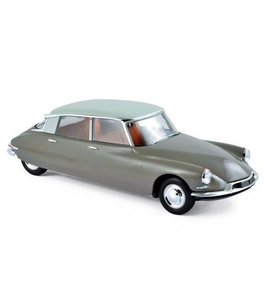 Norev 181481 CITROËN DS 19 1959 MARRON GLACÉ & BLANC CARRARE 1/18