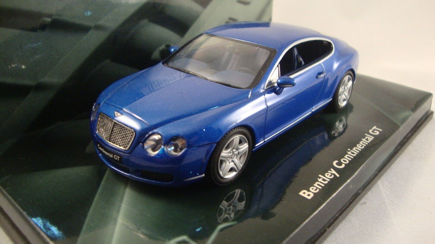 Minichamps 436139022 BENTLEY CONTINENTAL GT - 2003 - BLUE METALLIC 1:43