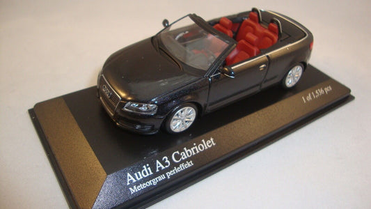 Minichamps 400017130 AUDI A3 CABRIOLET 2007 1:43 suberb detail