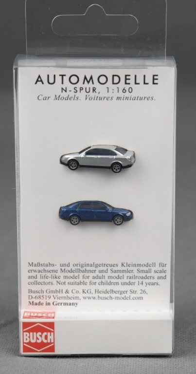 Busch 8340 -1/160/N - Vehicle Lot ""Audi A4""   1:160