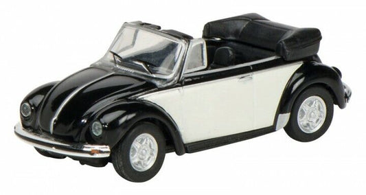 Schuco 26046 VW  Cabrio schwarz-weiß 1:87