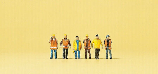 Preiser 79154 Workers in protective clothing  1:160 SCALE