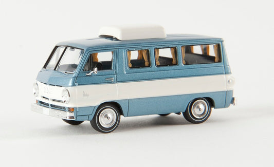 Brekina 34307 Dodge A 100 Camper , eisblau-met./weiß , TD  1:87