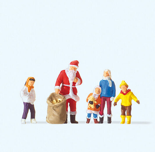 Preiser 29098 Santa Claus con niños, H0  1:87