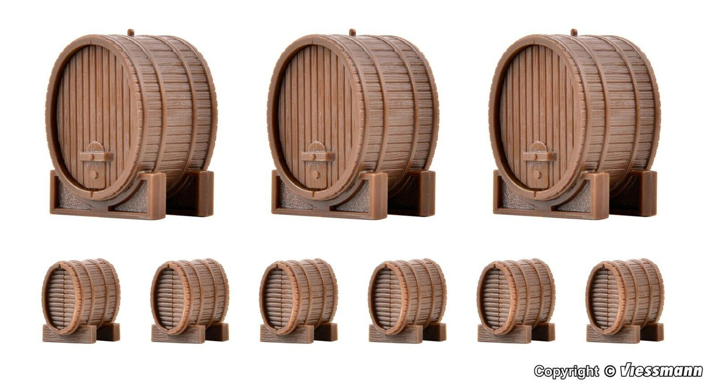 vollmer  45246 H0 Wine barrels, 9 pieces