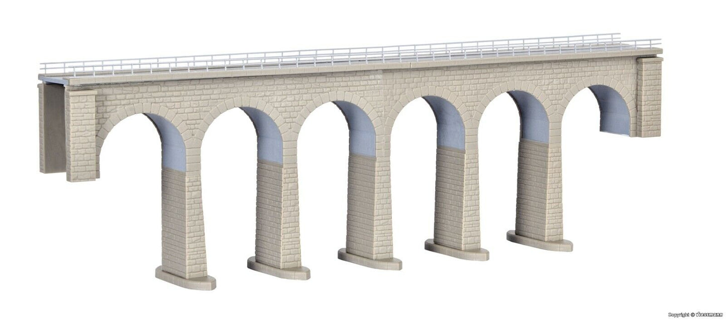 Kibri 37663 N/Z Ravenna viaduct with ice breaking foundations, singletrack 1:160