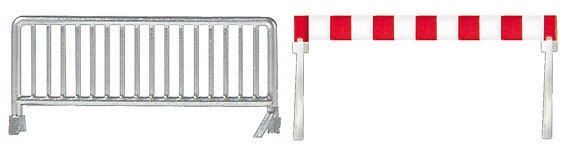 Busch 1018 Crowd Control Barrier Set H0 1:87  Set of 20 fence