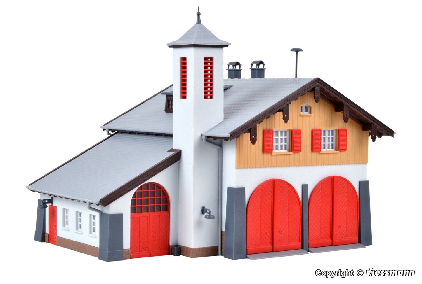 kIBRI 39214 H0 Fire brigade and community building 1:87