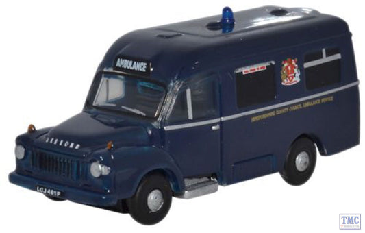 Oxford Diecast nBED001 Oxford Diecaste ambulance 1:148 scale