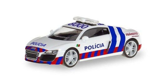 Herpa 094245 audi r8- PSP transito policia 1:87 Portugal