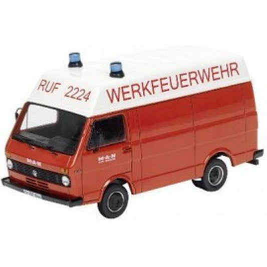 Schuco 25874 VW LT MAN POMPIERI  1:87