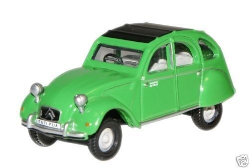 OXFORD  76CT004  Bamboo Green Citroen 2CV  1/76 OO/HO